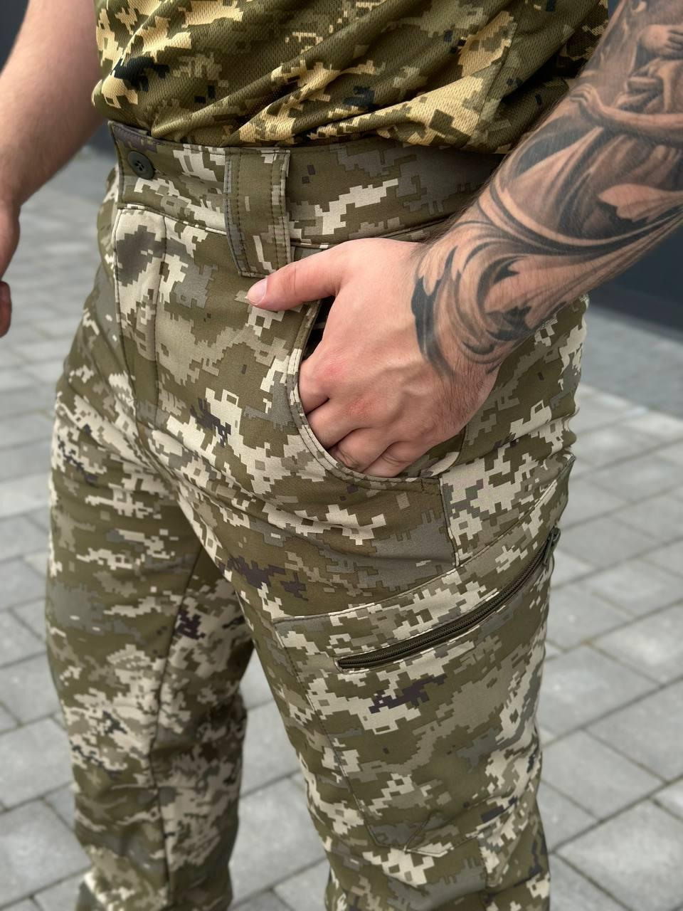 Костюм піксель софтшел B&L