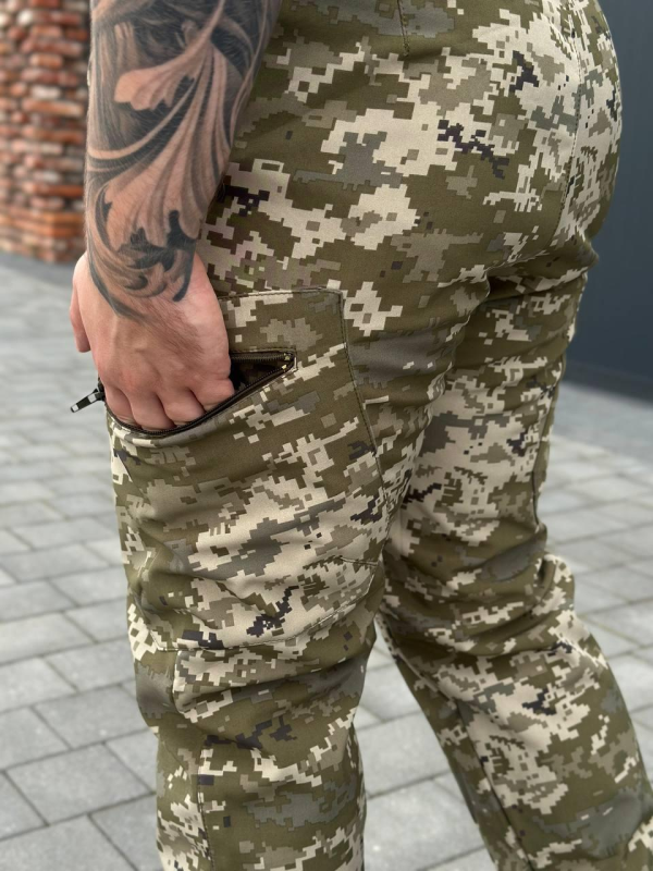 Костюм піксель софтшел B&L