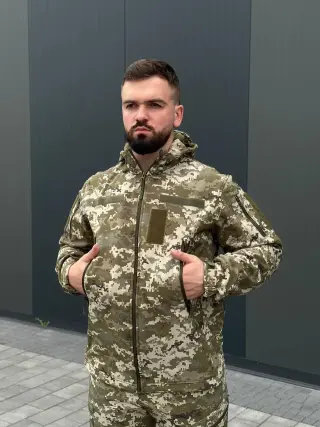Костюм піксель софтшел B&L