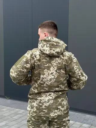 Костюм піксель софтшел B&L