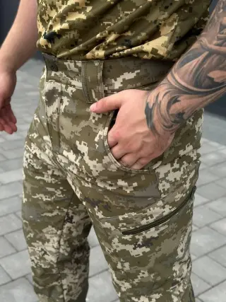 Костюм піксель софтшел B&L