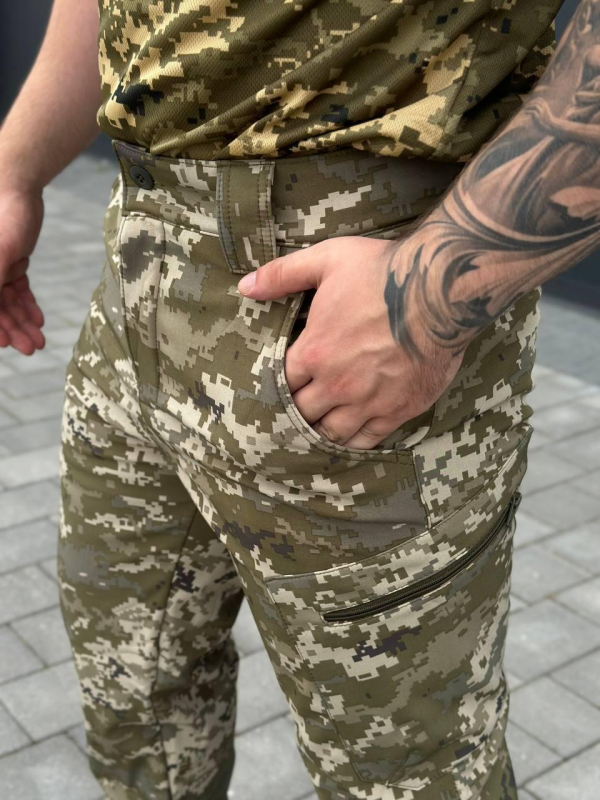 Костюм піксель софтшел B&L