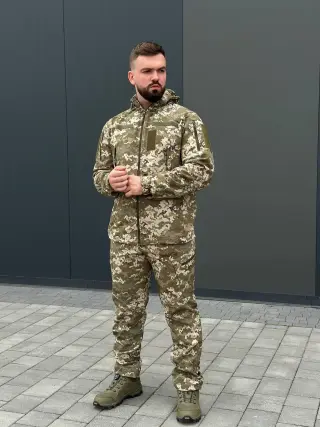 Костюм піксель софтшел B&L