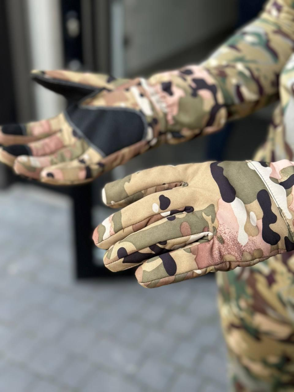 рукавиці палі мультикам Softshell