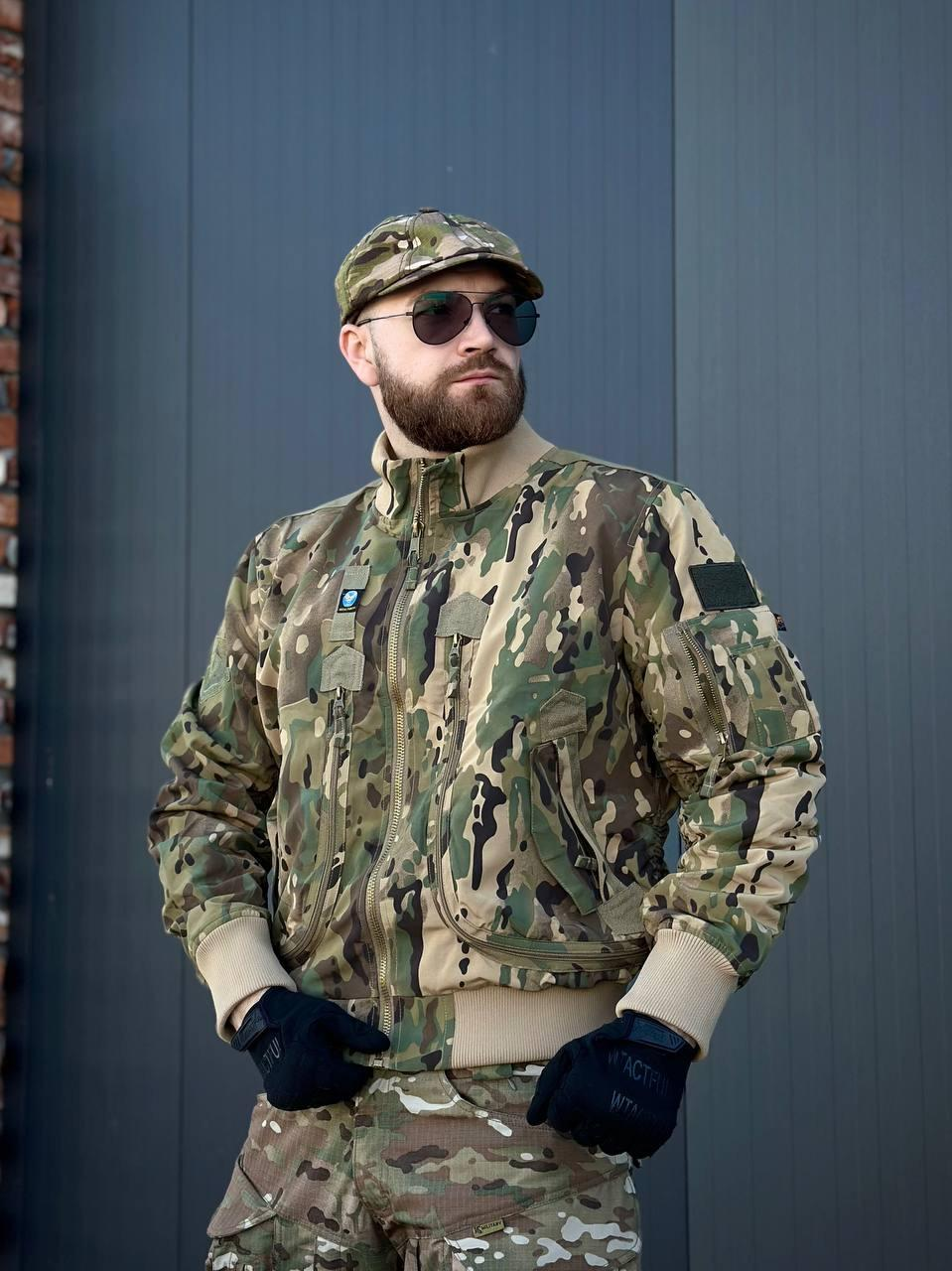 Бомбер льотний AIR Forces Мультикам MTP