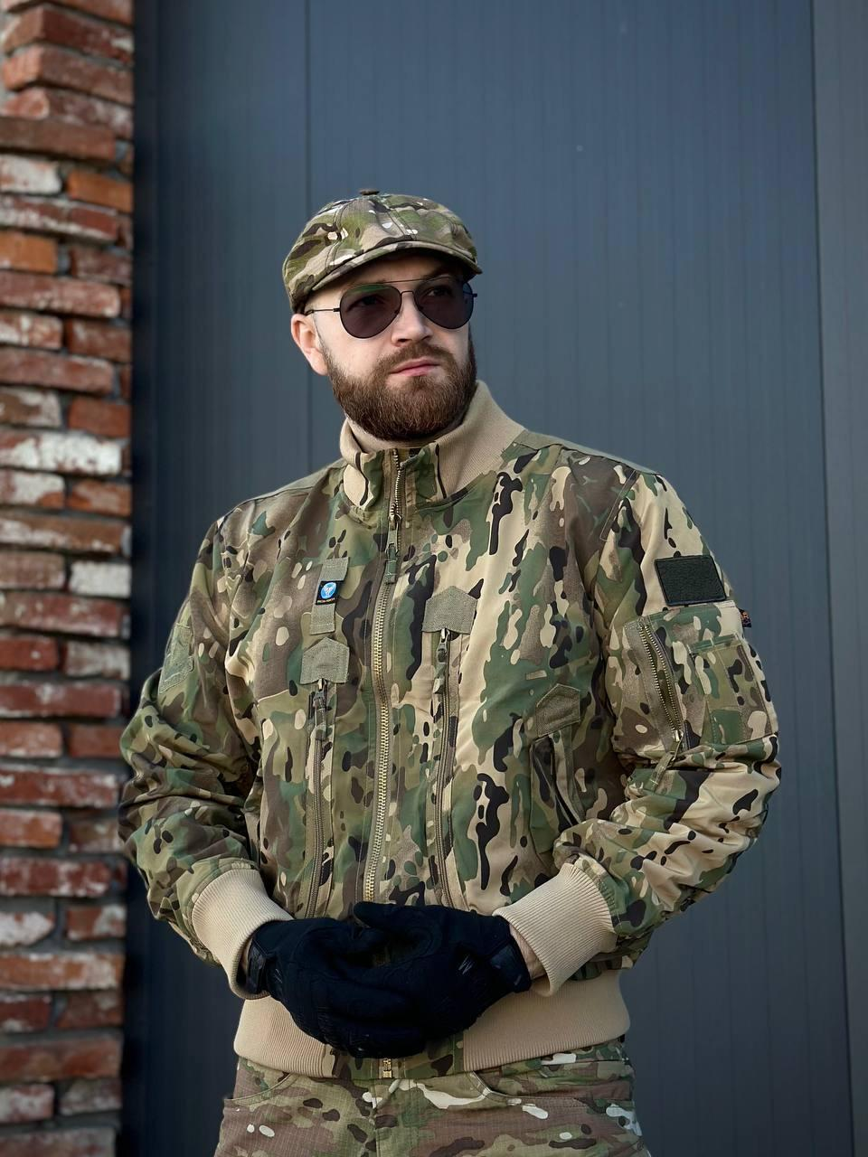 Бомбер льотний AIR Forces Мультикам MTP