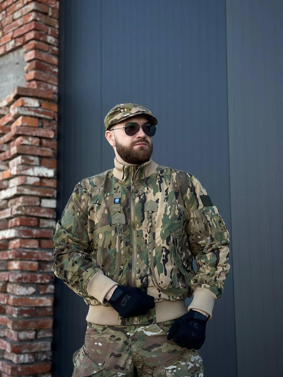 Бомбер льотний AIR Forces Мультикам MTP