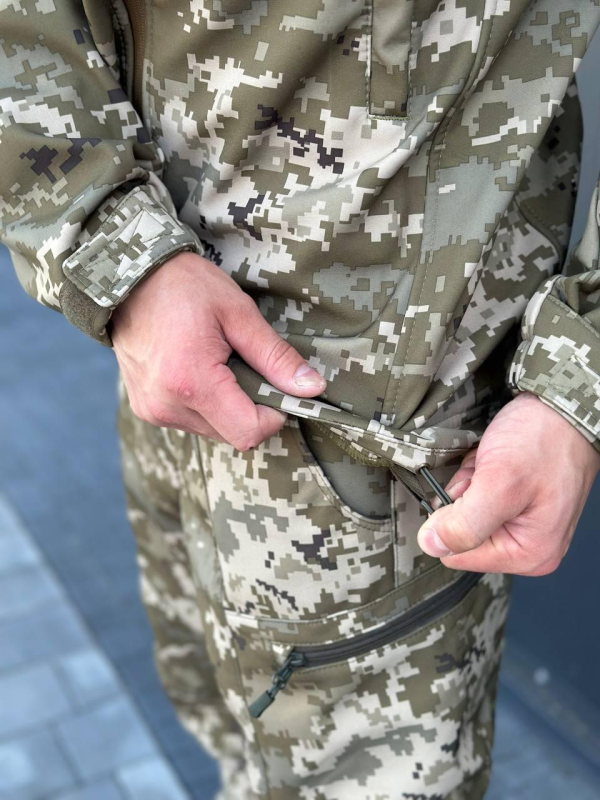 штани піксель софтшел R&M Military