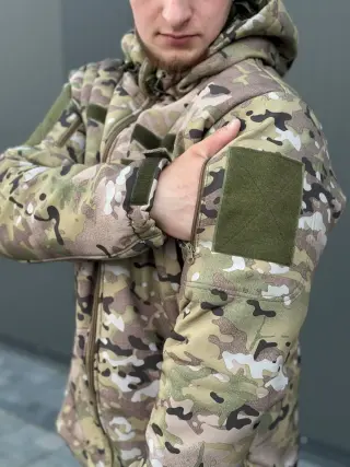 Куртка Софтшел мультикам Military