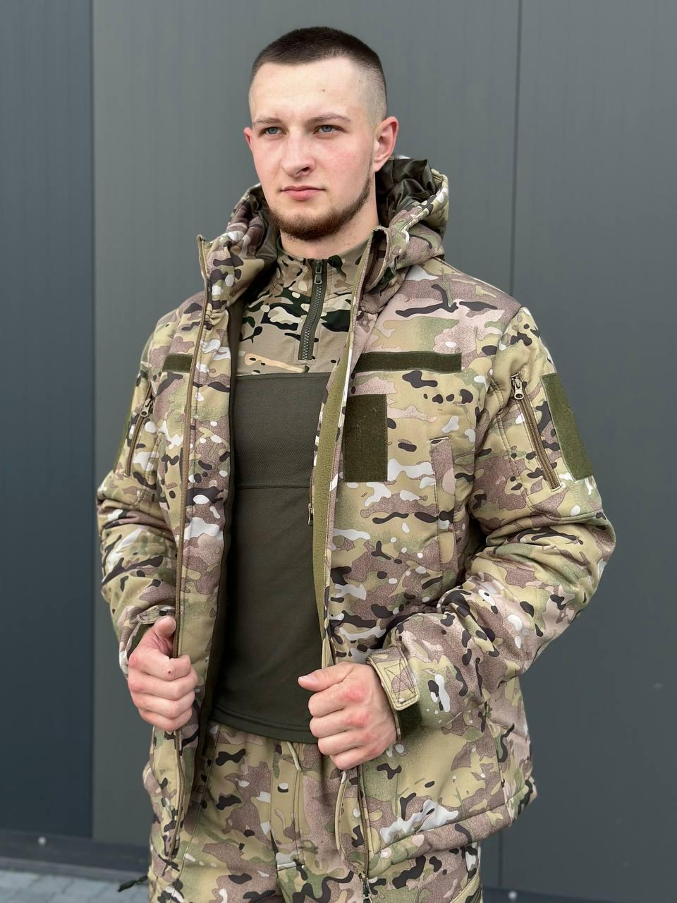 Куртка Софтшел мультикам Military