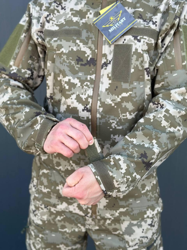 Куртка Софтшел піксель Military
