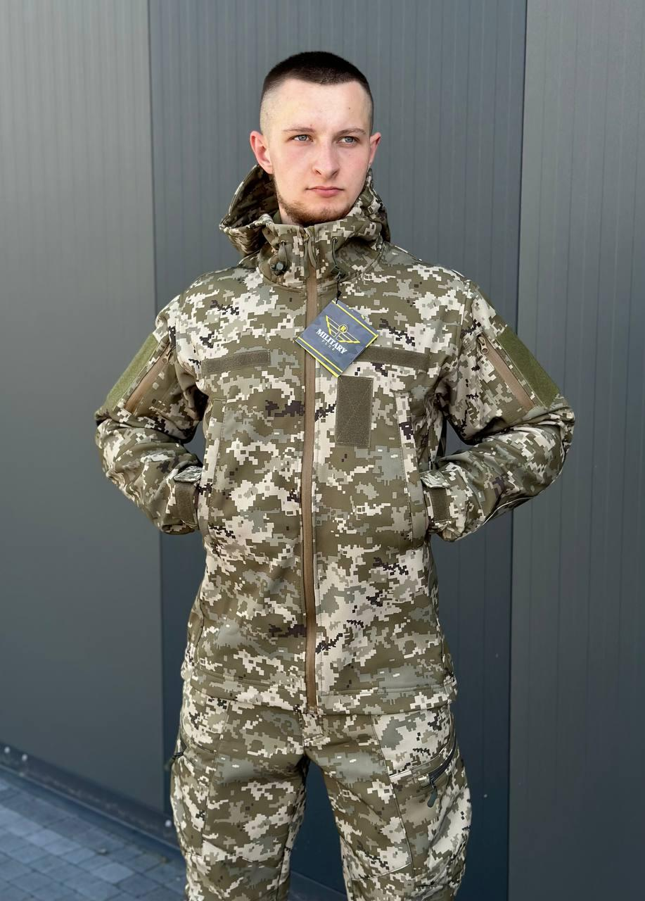 Куртка Софтшел піксель Military