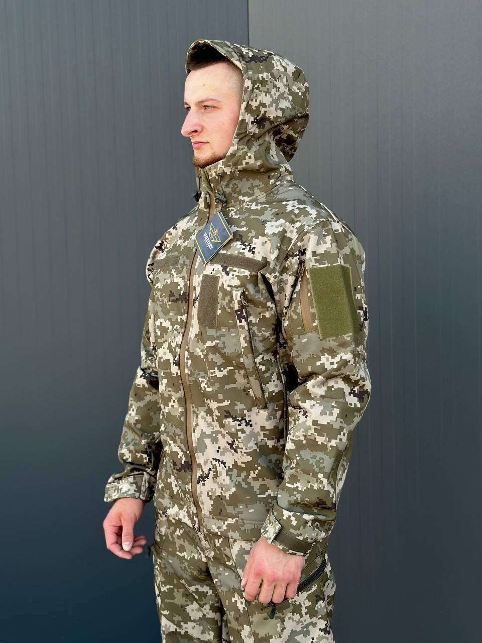 Куртка Софтшел піксель Military