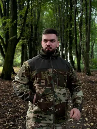 Флісова кофта мультикам Мілітарі