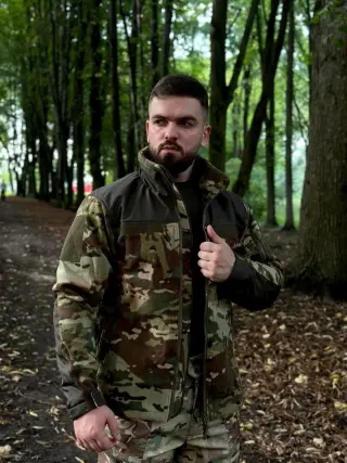 Флісова кофта мультикам Мілітарі