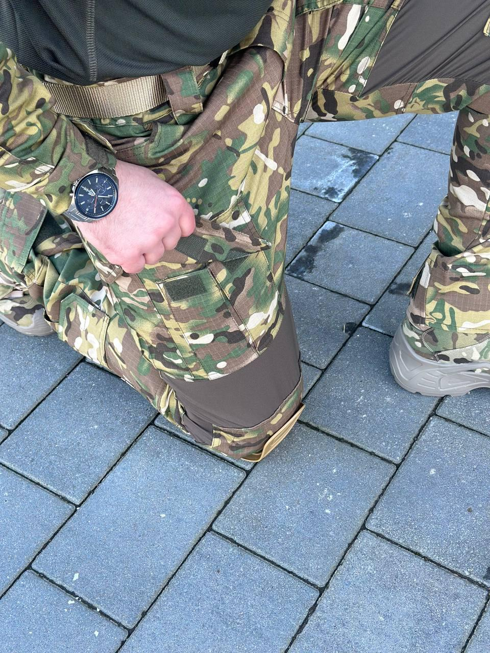 Тактичні Штани G3 з Наколінниками мультикам Military MTP