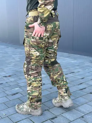 Тактичні Штани G3 з Наколінниками мультикам Military MTP
