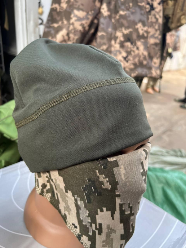 шапка олива літо