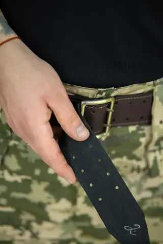 портупея коричнева шкіряна