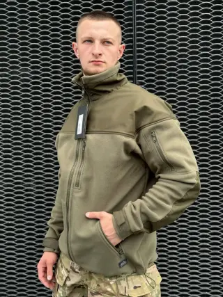 Флісова кофта олива Helikon-Tex® Jacket