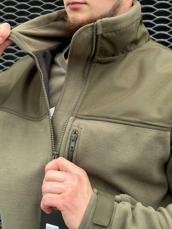 Флісова кофта олива Helikon-Tex® Jacket