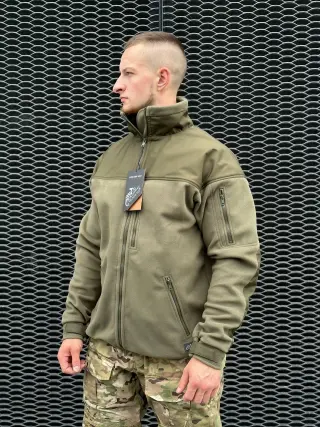 Флісова кофта олива Helikon-Tex® Jacket
