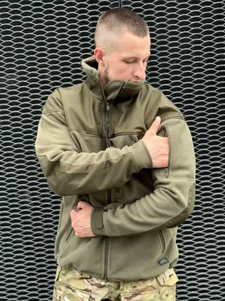 Флісова кофта олива Helikon-Tex® Jacket