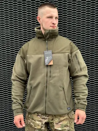 Флісова кофта олива Helikon-Tex® Jacket