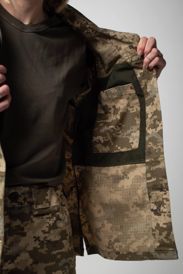 Тактичний статутний жіночий костюм ЗСУ Піксель мм14 Military