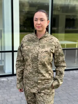Тактичний статутний жіночий костюм ЗСУ Піксель мм14 Military