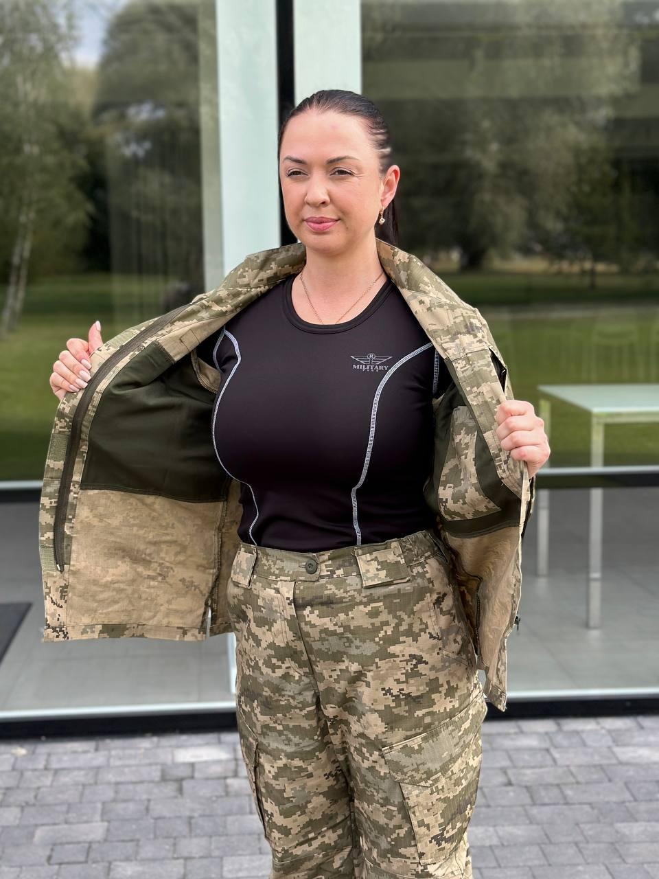 Тактичний статутний жіночий костюм ЗСУ Піксель мм14 Military