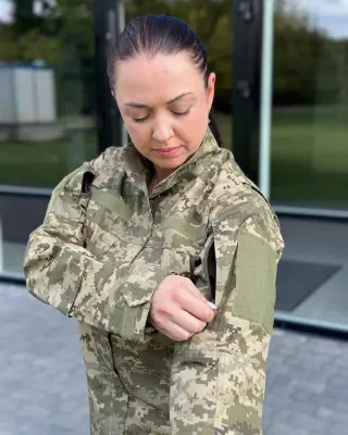 Тактичний статутний жіночий костюм ЗСУ Піксель мм14 Military