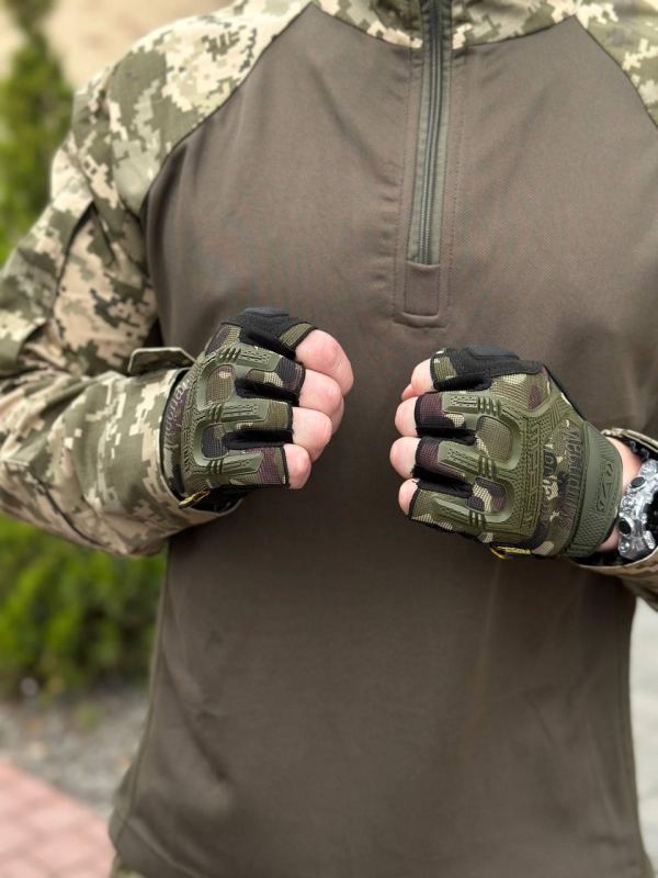 Рукавиця безпала Mechanix посилена М-PACT мультикам