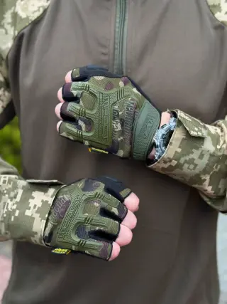 Рукавиця безпала Mechanix посилена М-PACT мультикам