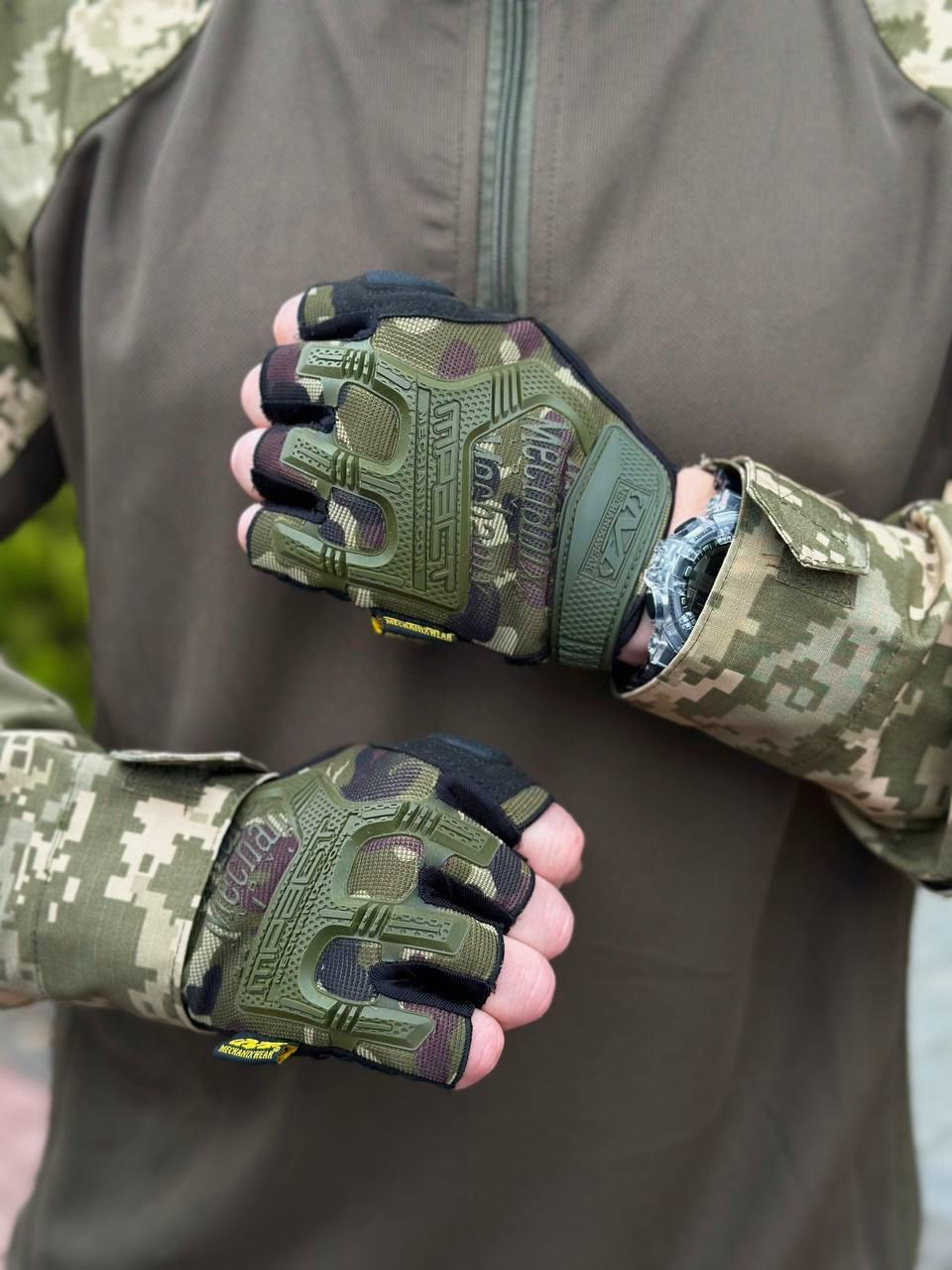 Рукавиця безпала Mechanix посилена М-PACT мультикам