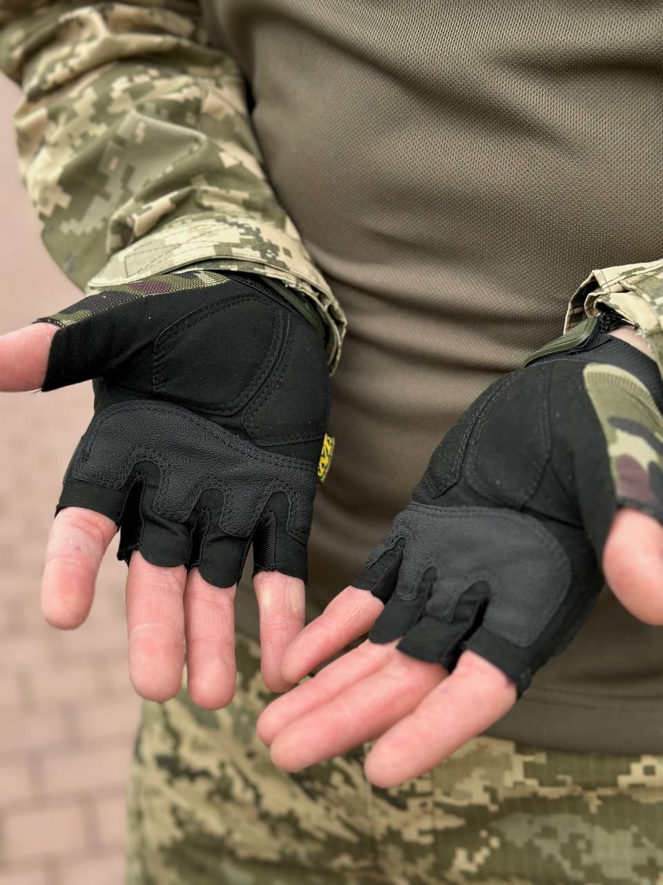 Рукавиця безпала Mechanix посилена М-PACT мультикам