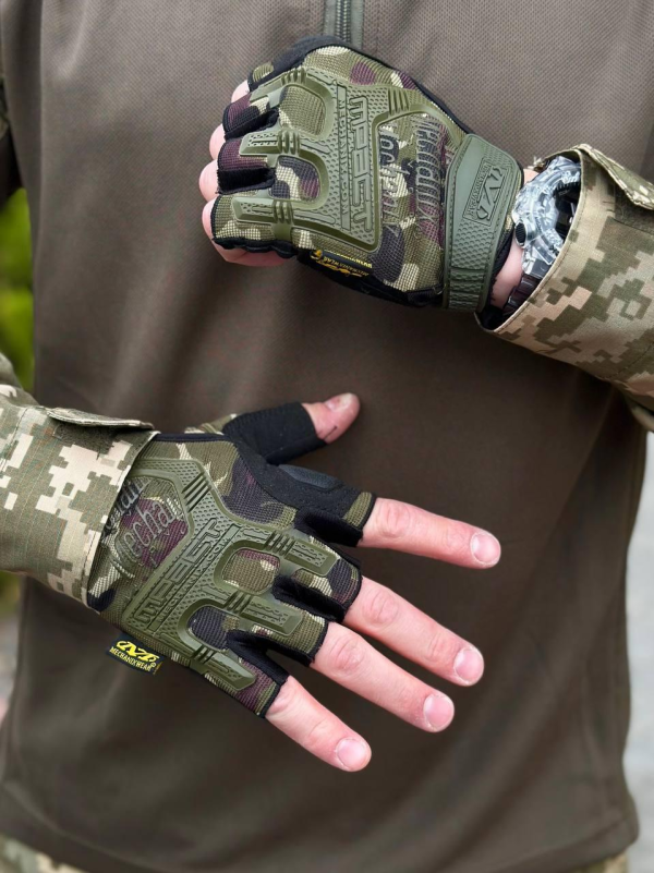 Рукавиця безпала Mechanix посилена М-PACT мультикам
