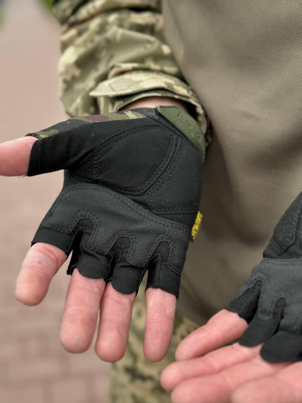 Рукавиця безпала Mechanix посилена М-PACT мультикам