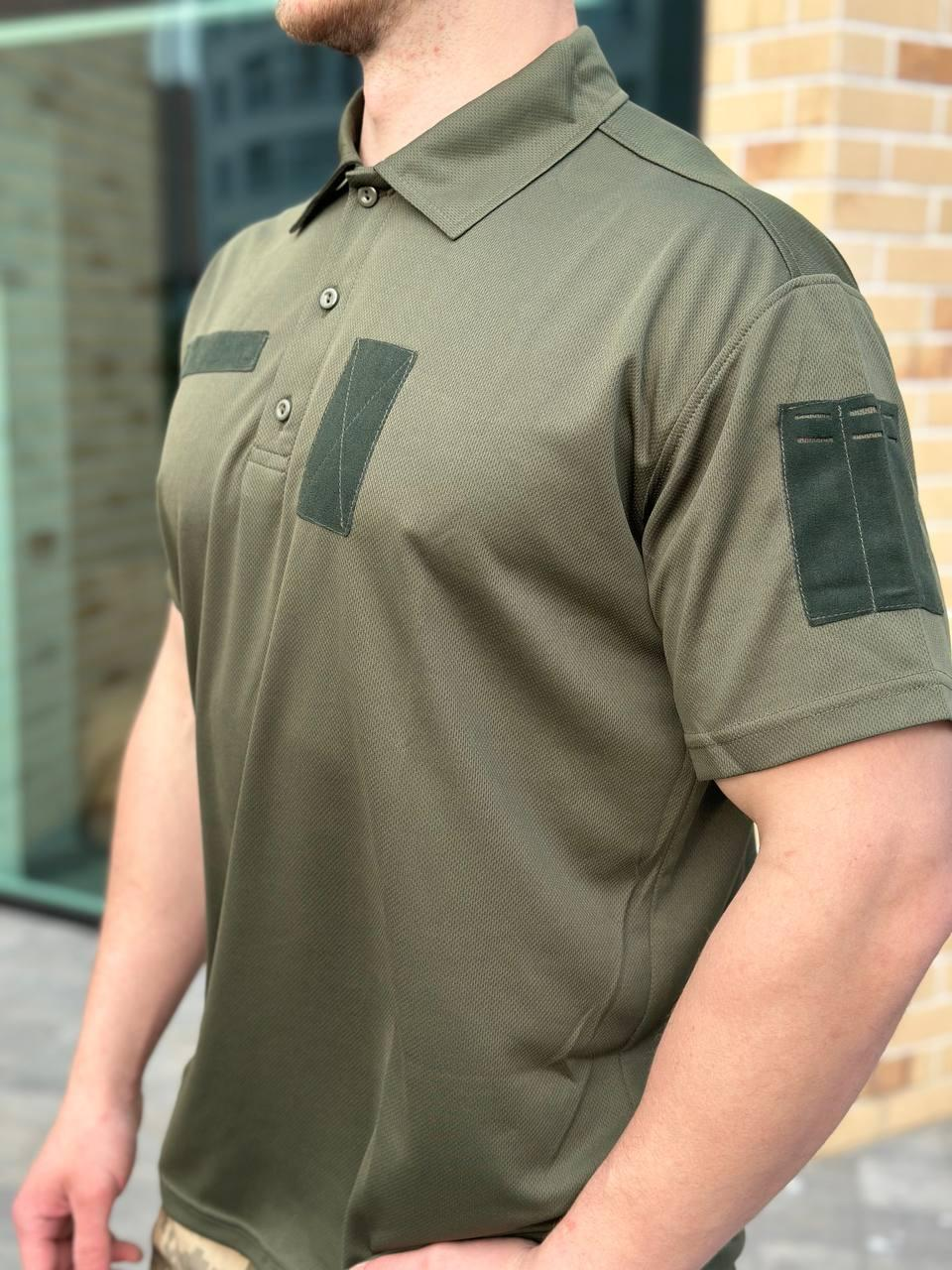 Поло олива cool max military