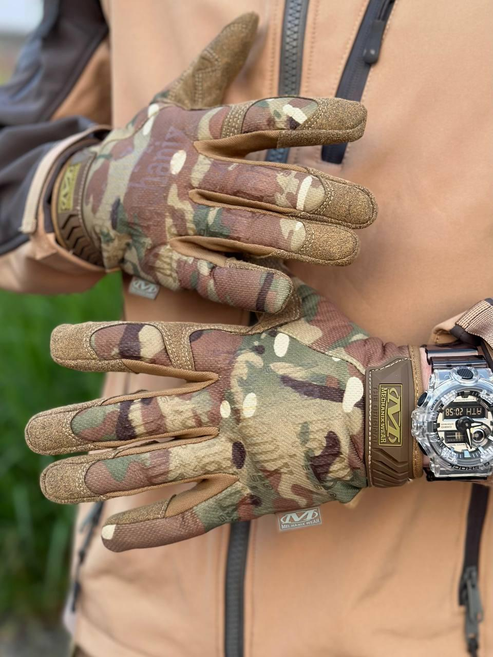 рукавиці палі мультикам Mechanix M-Pact Оригінал