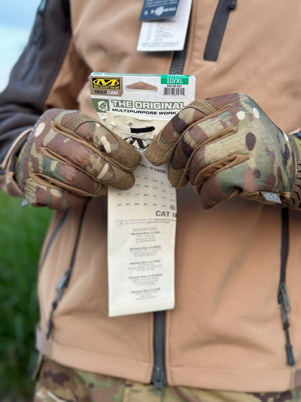 рукавиці палі мультикам Mechanix M-Pact Оригінал
