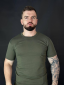 Футболка Військова Олива Х/Б Military Бавовна - Photo 2