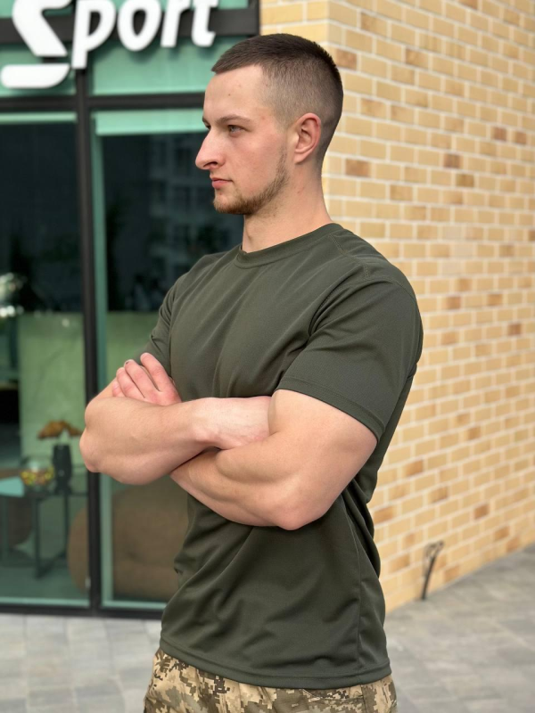 Тактична Футболка Олива CoolMax Military Olive