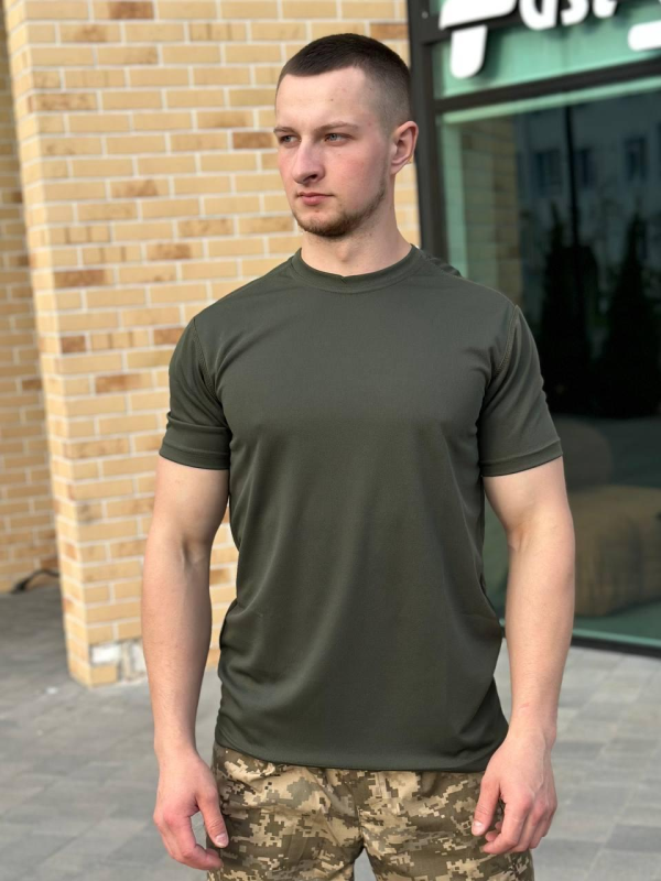 Тактична Футболка Олива CoolMax Military Olive