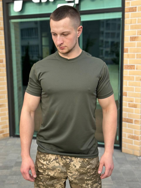Тактична Футболка Олива CoolMax Military Olive