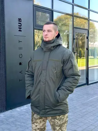 Теплий Зимовий Бушлат B&L олива