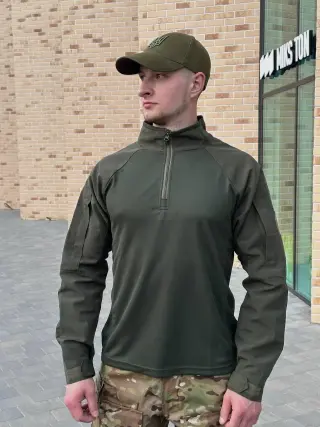 Убакс олива Military CollPass Olive , Військова сорочка .