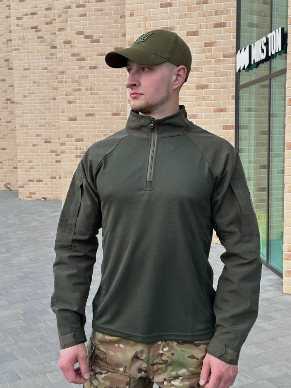Убакс олива Military CollPass Olive , Військова сорочка .