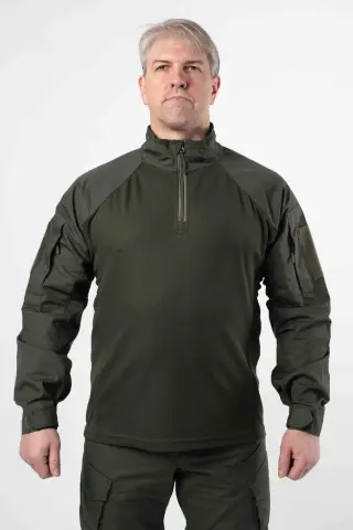 Убакс олива Military CollPass Olive , Військова сорочка .