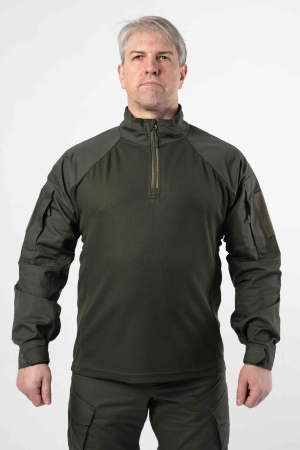 Убакс олива Military CollPass Olive , Військова сорочка .